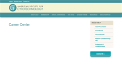 Desktop Screenshot of careercenter.asct.com